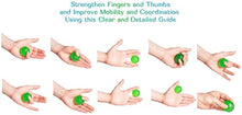 Load image into Gallery viewer, Serenily Hand Exercise Ball Set - Stress Balls for adults & kids. Grip strengthener for physical, occupational therapy, arthritis pain relief. Squishy finger strengthener Stress Balls for Anxiety-4pcs
