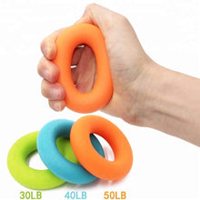 Load image into Gallery viewer, Serenily Finger Exerciser, Hand Strengthener, Hand Exerciser and Hand Grip Strengthener. Set of 6 Resistance Bands, Finger Stretcher and Grip Strength Trainer. Relieve Wrist Pain, Carpal Tunnel Relief