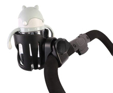 Load image into Gallery viewer, Serenily Stroller Drink Cup Holder, Great for Wheelchairs, Bicycles, Office Chairs and Scooters. Adjustable Water Bottle Cage.