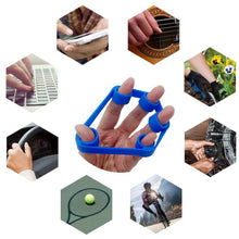 Load image into Gallery viewer, Serenily Finger Exerciser, Hand Exerciser, Hand Strengthener for Carpal Tunnel Rlief. Hand Grip Strengthener, Finger Stretcher. Grip Strength Trainer, Resistance Bands. Silicone Finger Gripper.