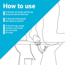 Load image into Gallery viewer, Serenily Mini Handheld Portable Travel Bidet (300/600 ml) - Easy to Use, Long Angled Nozzle for Personal Hygiene & Sanitary Care Toilet Shower Bathroom Use