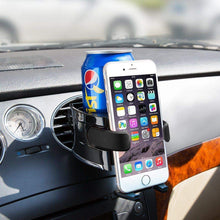Load image into Gallery viewer, Serenily Automobile Cupholder. Car Cup Holder Phone Mount 2 in 1 Adjustable Cell Phone Holder for Car Air Vent,Black
