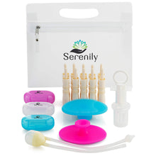 Load image into Gallery viewer, Serenily Baby Grooming Kit 17 Piece (Blue/Pink/Clear) - 100% Food Grade Silicone, FDA Approved Healthcare & Hygiene Set for Infant Newborn Toddler Child