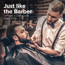 Load image into Gallery viewer, Serenily Beard Shaper Tool Kit - Mens Grooming Kit - Includes Beard Shaper - Comb, Beard Comb - Pencil, Barber Pencil - Pencil Sharpener - Razor, Razor for Men - Shaving Cream, Shaving Cream Men