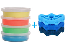 Load image into Gallery viewer, Serenily Hand Exerciser Kit. 7 Piece Finger Exerciser & Hand Grip Strengthener Kit suitable for Carpal Tunnel, Arthritis, Occupational & Physical Therapy. Includes Therapy Putty with Hand Strengthener