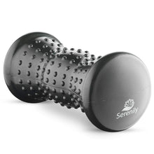 Load image into Gallery viewer, Serenily Foot Massage Roller and Massage Balls Set. Hot & Cold Foot Massager for Muscle Soreness Relief. Spiky Massage Ball for Sore Muscles and Myofacial Release. Best Foot Massager - 4 Pc Set