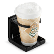 Load image into Gallery viewer, Serenily Universal Drinking Cup Holder - Portable Tumbler Beverage Bracket - No Spill with Secured Angled for Strollers Walkers Bicycles & Wheelchairs