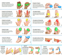 Load image into Gallery viewer, Serenily Hand Exerciser Kit. 7 Piece Finger Exerciser & Hand Grip Strengthener Kit suitable for Carpal Tunnel, Arthritis, Occupational & Physical Therapy. Includes Therapy Putty with Hand Strengthener