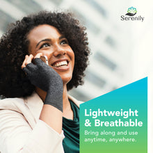 Load image into Gallery viewer, Arthritis Gloves for Women & Men - Compression Hand Glove for Osteoarthritis, Arthritic Joint Pain Relief, Carpal Tunnel Wrist Support - Fingerless Design, Lightweight & Breathable