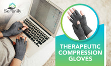 Load image into Gallery viewer, Arthritis Gloves for Women & Men - Compression Hand Glove for Osteoarthritis, Arthritic Joint Pain Relief, Carpal Tunnel Wrist Support - Fingerless Design, Lightweight & Breathable