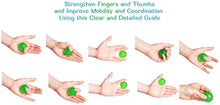 Load image into Gallery viewer, Serenily Hand Exercise Ball Set - Stress Balls for adults &amp; kids. Grip strengthener for physical, occupational therapy, arthritis pain relief. Squishy finger strengthener Stress Balls for Anxiety-4pcs