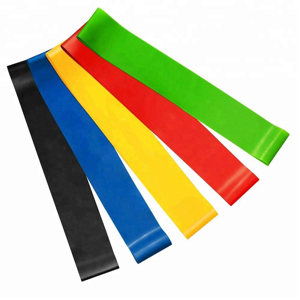 Raciness Loop Band Set of Five, Resistance Bands Exercise, Elastic