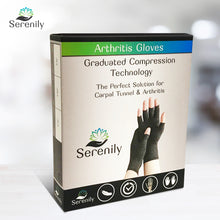 Load image into Gallery viewer, Arthritis Gloves for Women &amp; Men - Compression Hand Glove for Osteoarthritis, Arthritic Joint Pain Relief, Carpal Tunnel Wrist Support - Fingerless Design, Lightweight &amp; Breathable